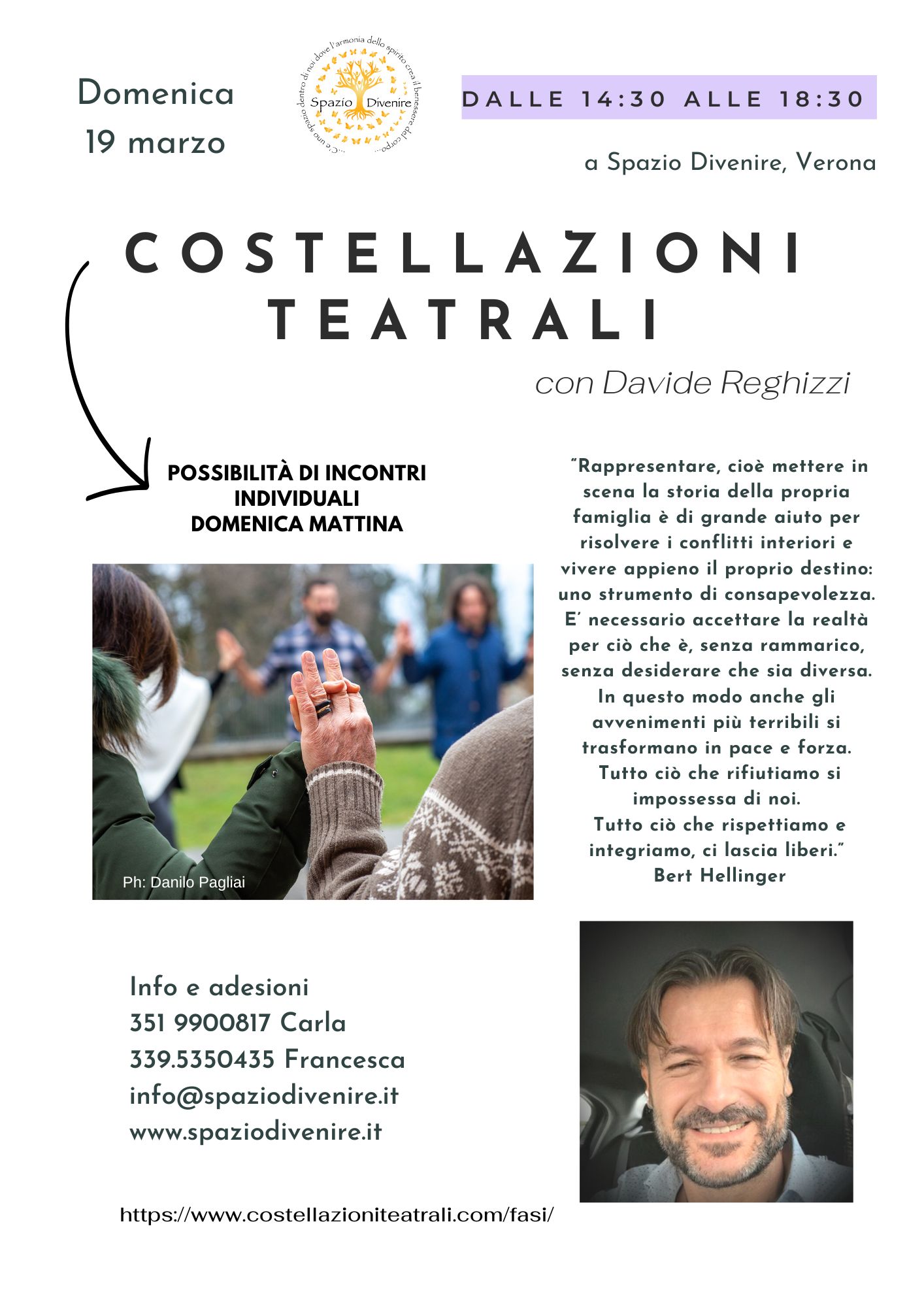 COSTELLAZIONI TEATRALI – condotte da Davide Reghizzi