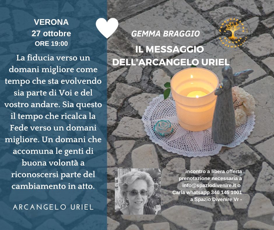 Gemma Braggio e il messaggio dell’Arcangelo Uriel