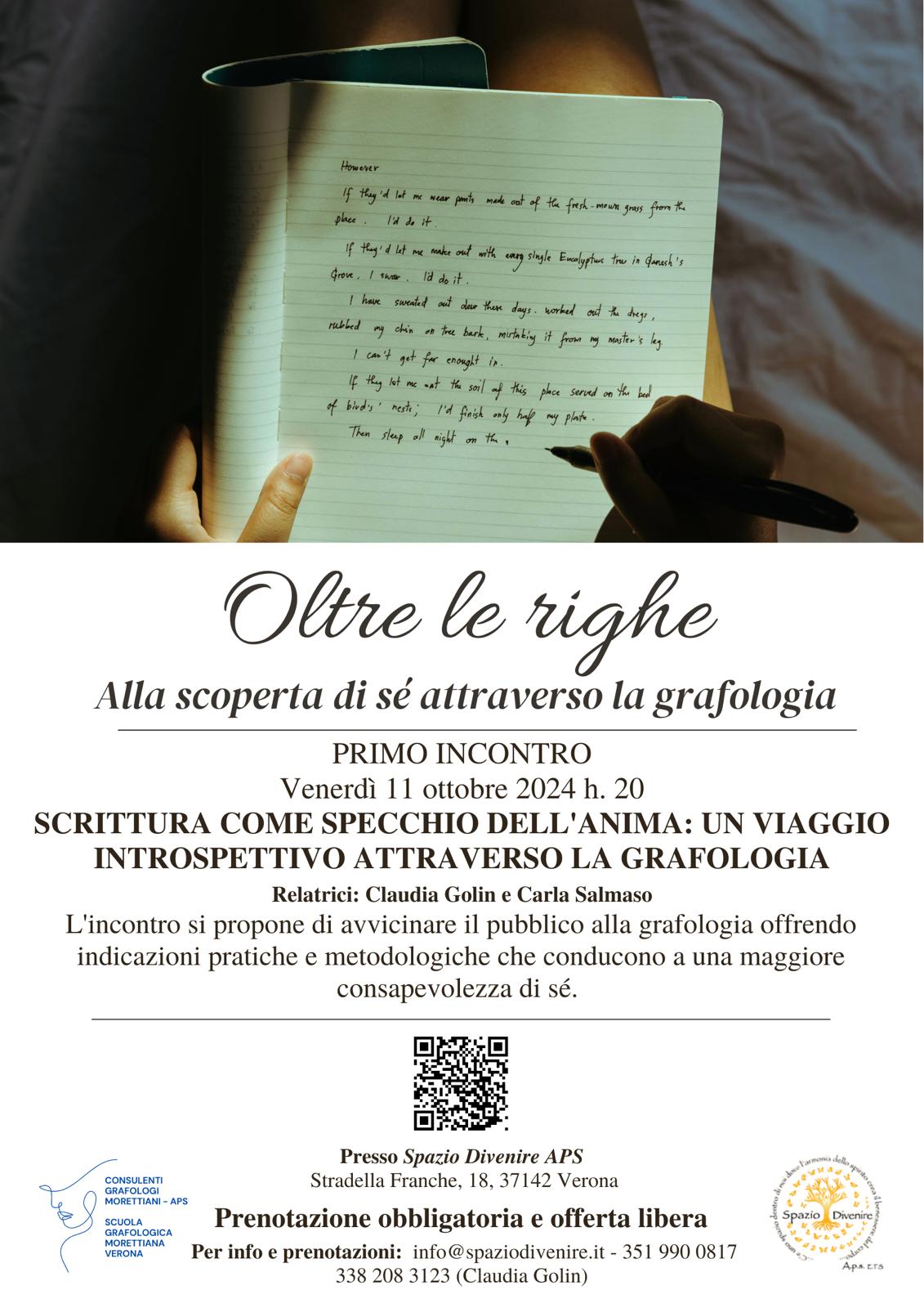 OLTRE LE RIGHE – conferenza