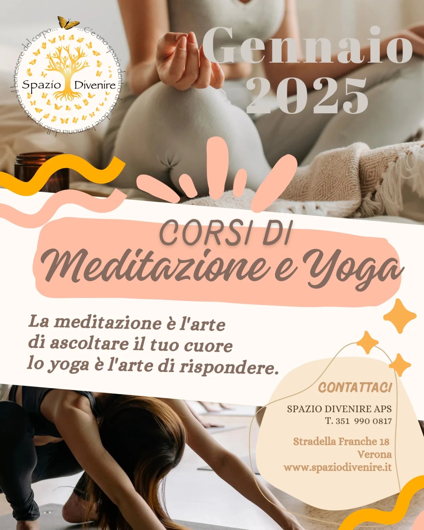 Corsi 2025 Meditazione, Stretching e Yoga Kundalini