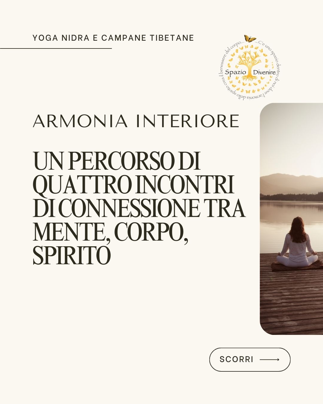 ARMONIA INTERIORE CON YOGA NIDRA E CAMPANE TIBETANE