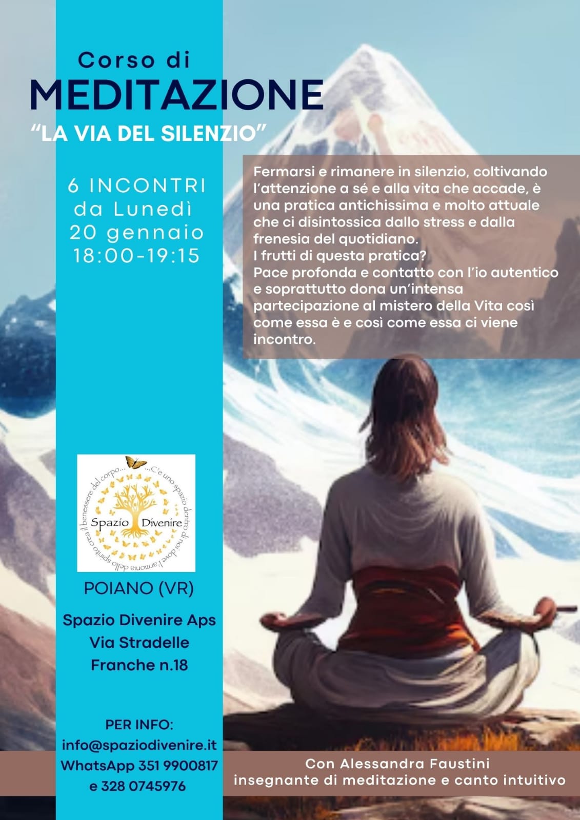 CORSO DI MEDITAZIONE E PRESENZA CONSAPEVOLE